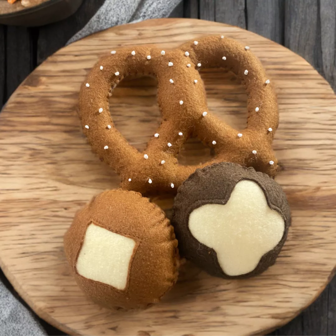 Beispiel. Filz-Lebensmittel